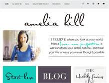 Tablet Screenshot of ameliahill.com